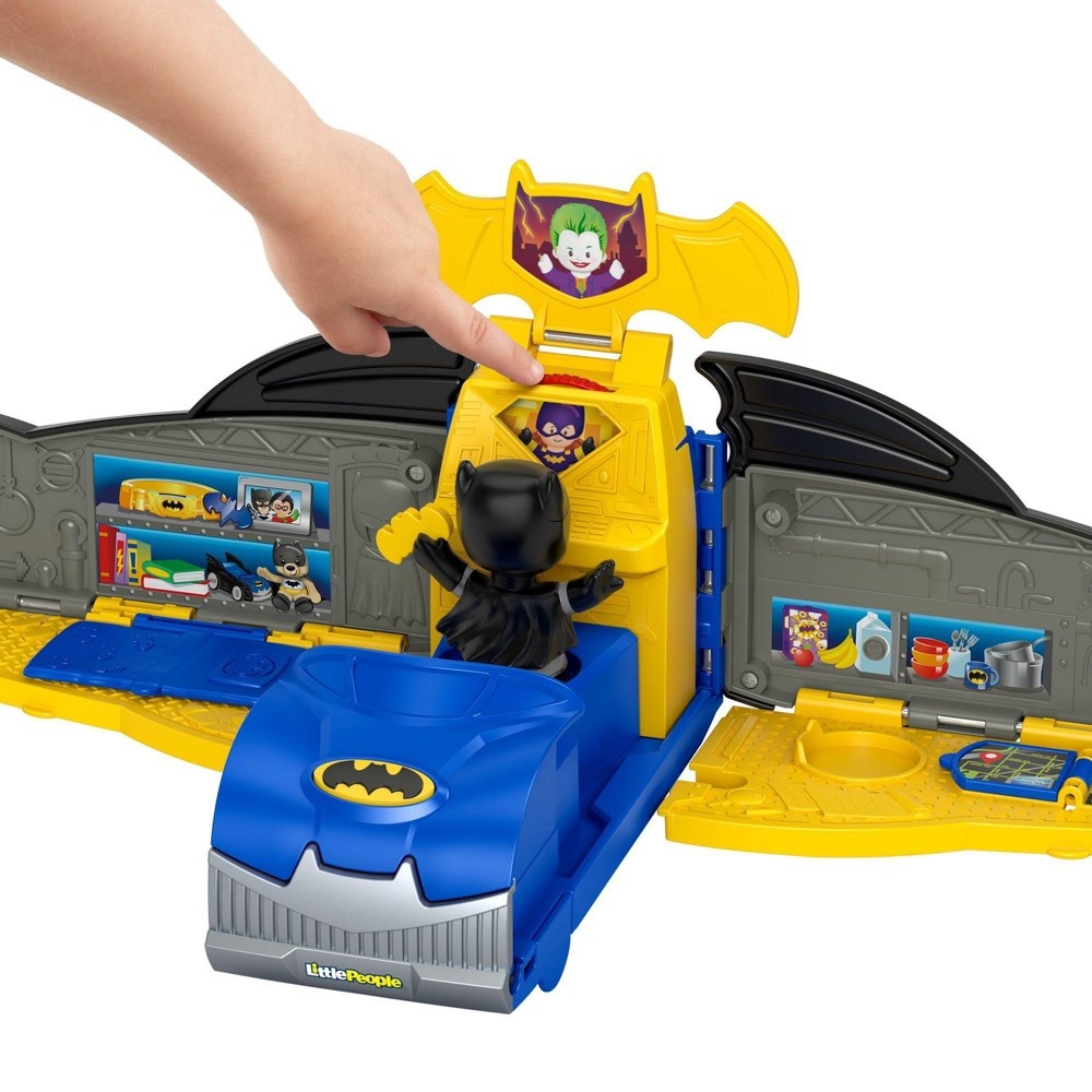 slide 5 of 6, ​Fisher-Price Little People DC Comics Super Friends 2-in-1 Batmobile, 1 ct