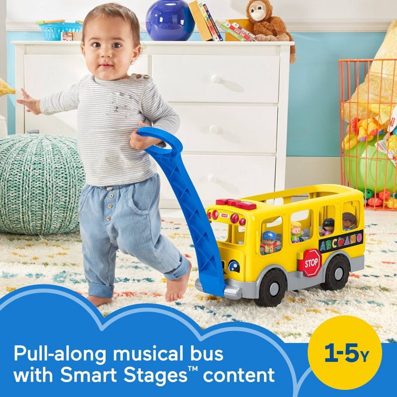 slide 2 of 6, ​Fisher-Price Little People Big Yellow Bus, 1 ct