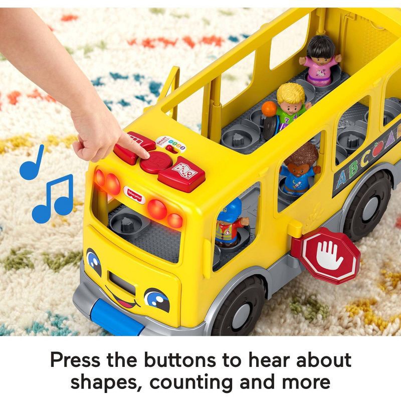 slide 3 of 6, ​Fisher-Price Little People Big Yellow Bus, 1 ct