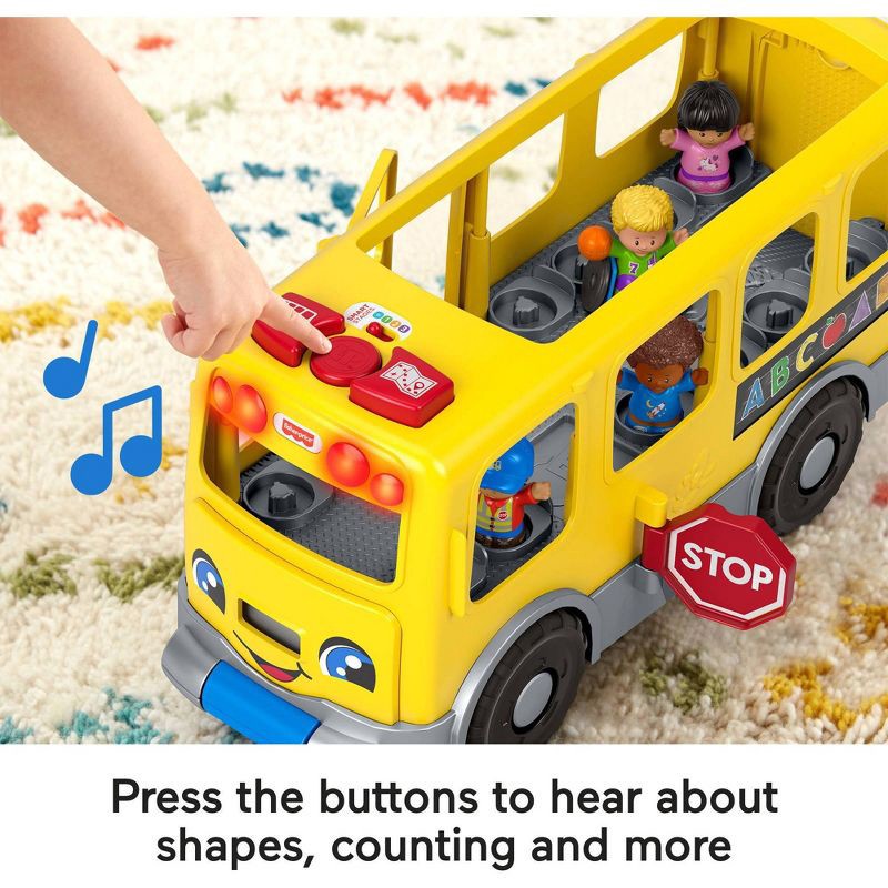 slide 3 of 6, ​Fisher-Price Little People Big Yellow Bus, 1 ct