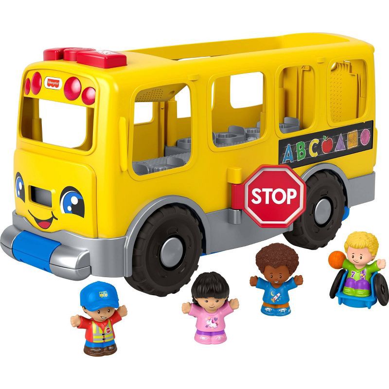 slide 5 of 6, ​Fisher-Price Little People Big Yellow Bus, 1 ct