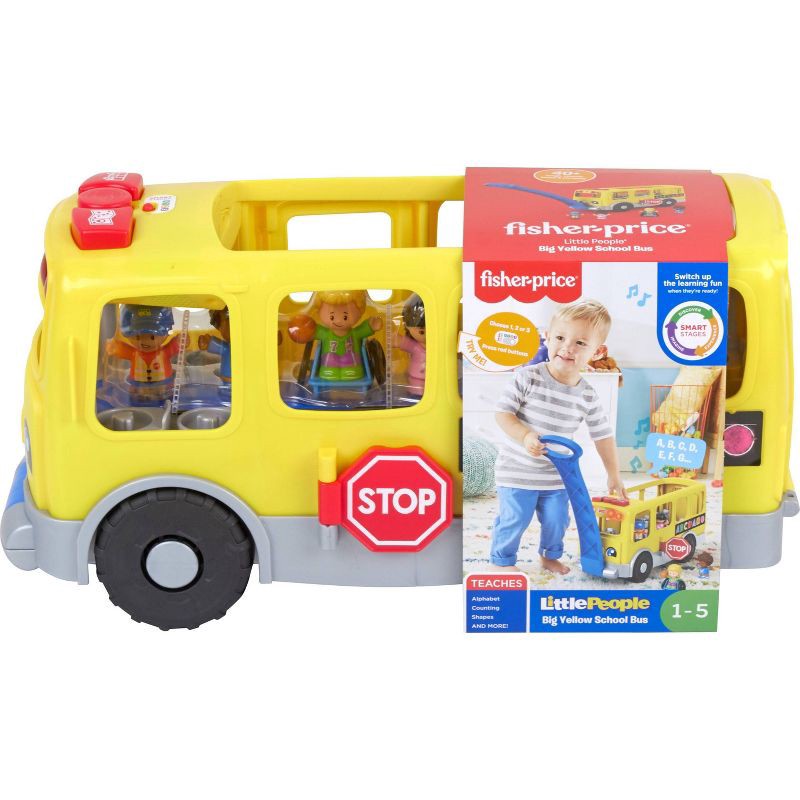 slide 6 of 6, ​Fisher-Price Little People Big Yellow Bus, 1 ct