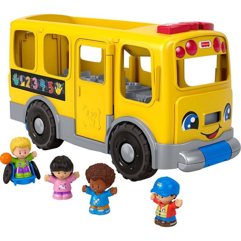 slide 1 of 6, ​Fisher-Price Little People Big Yellow Bus, 1 ct