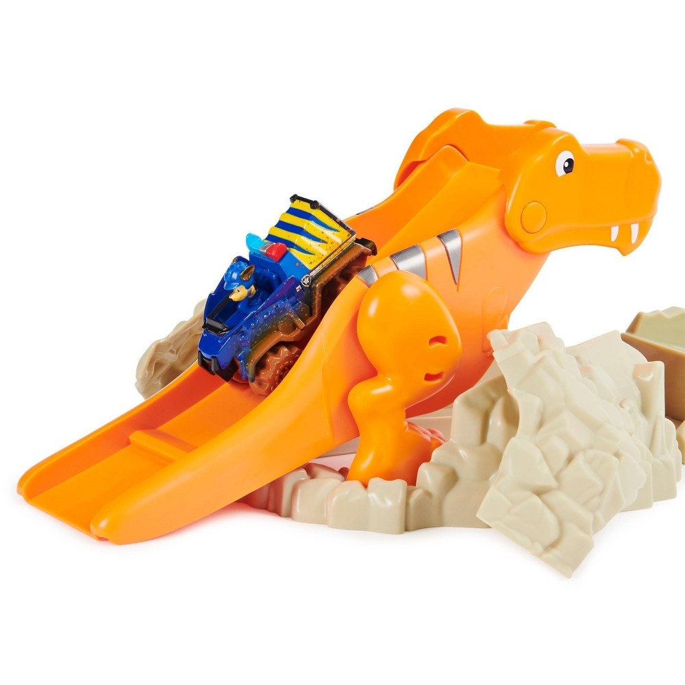 slide 4 of 8, PAW Patrol Dino Rescue Chase's T-Rex Rescue Playset, 1 ct