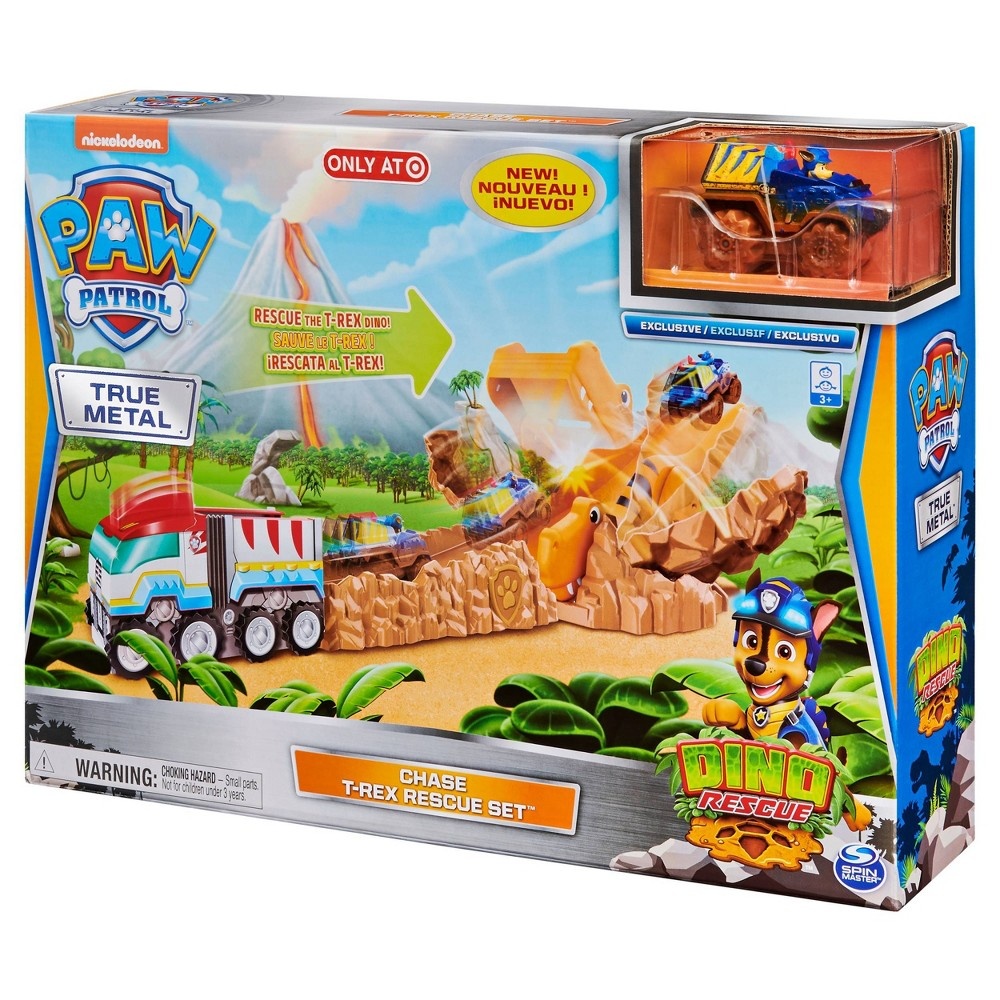 slide 8 of 8, PAW Patrol Dino Rescue Chase's T-Rex Rescue Playset, 1 ct