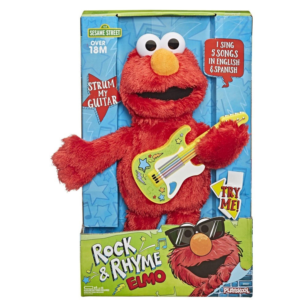 slide 2 of 6, Sesame Street Rock & Rhyme Elmo Figure, 1 ct