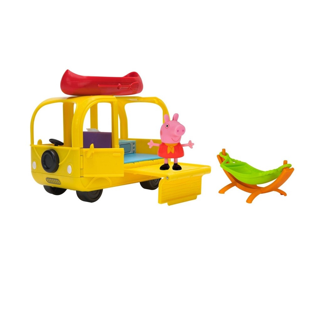 slide 2 of 8, Peppa Pig Medium Playset Campervan, 1 ct