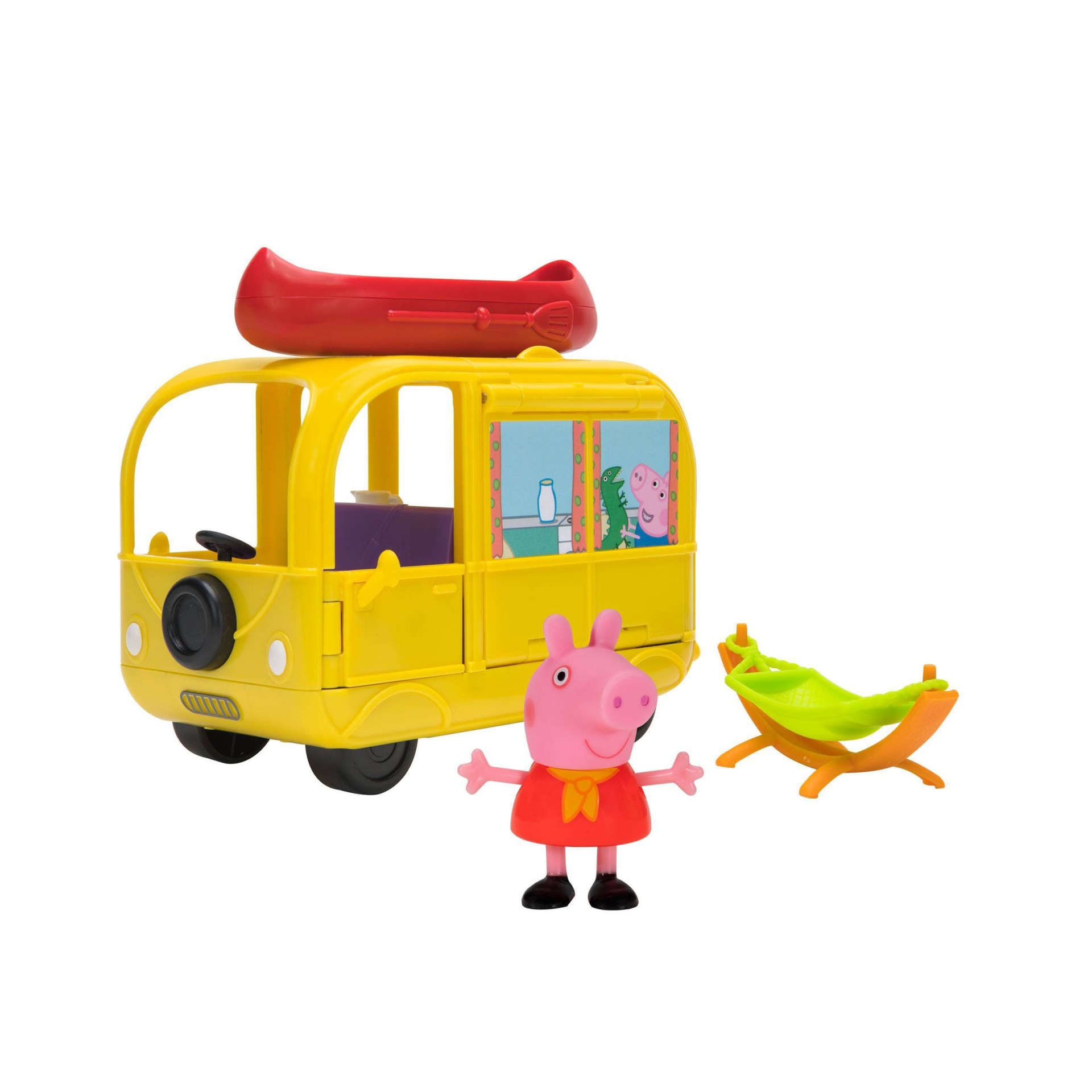 slide 1 of 8, Peppa Pig Medium Playset Campervan, 1 ct