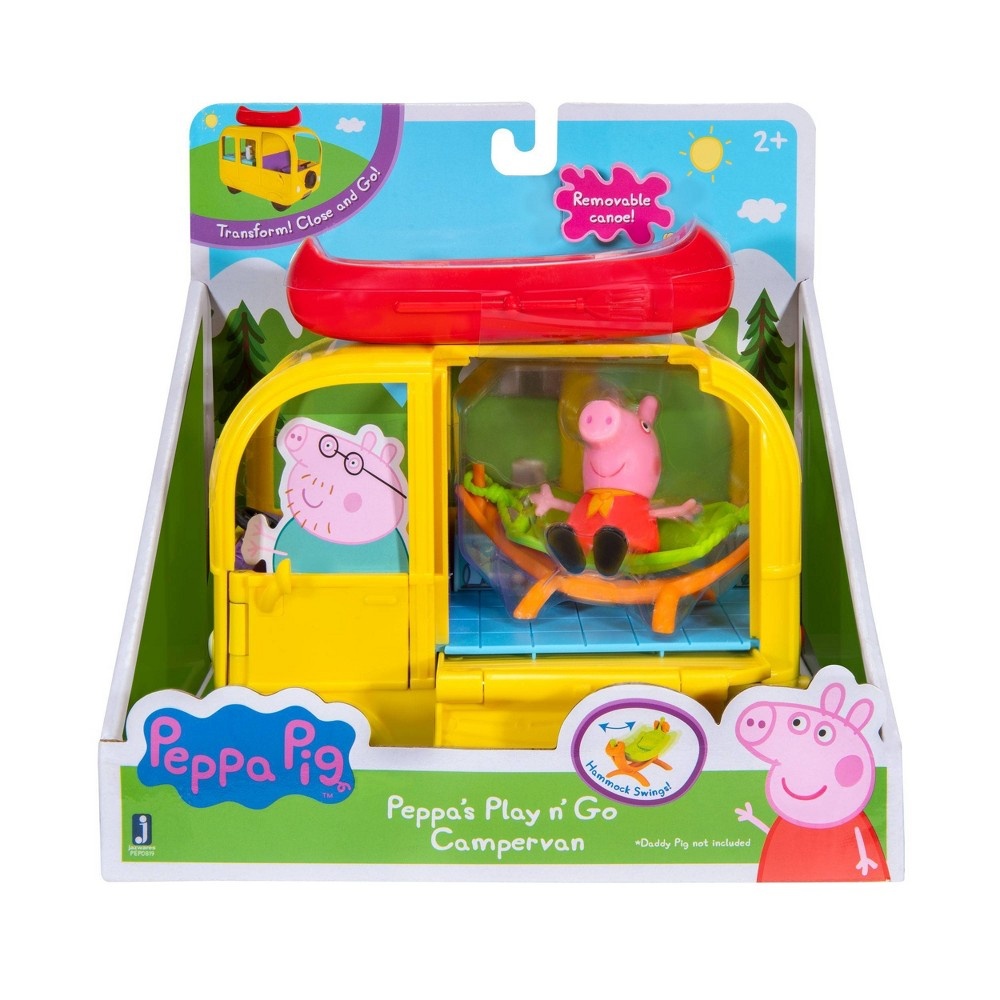 slide 7 of 8, Peppa Pig Medium Playset Campervan, 1 ct