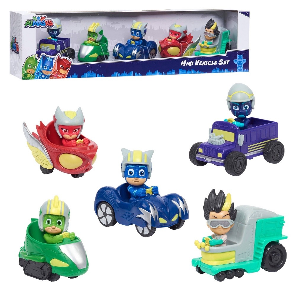 slide 13 of 21, PJ Masks Mini Vehicle Set, 5 ct