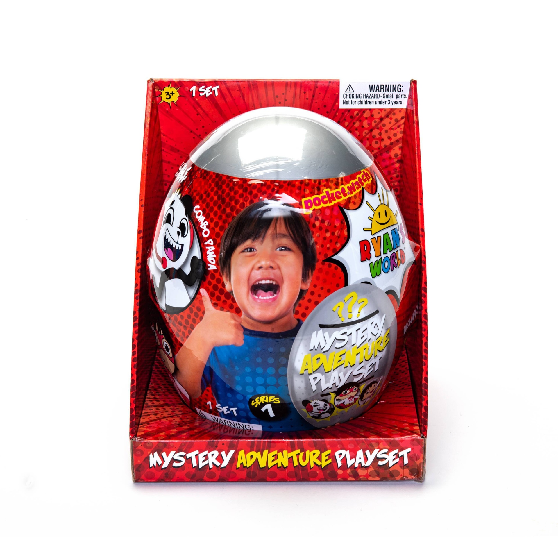 slide 1 of 8, Ryan's World Mystery Adventure Playset Egg, 1 ct