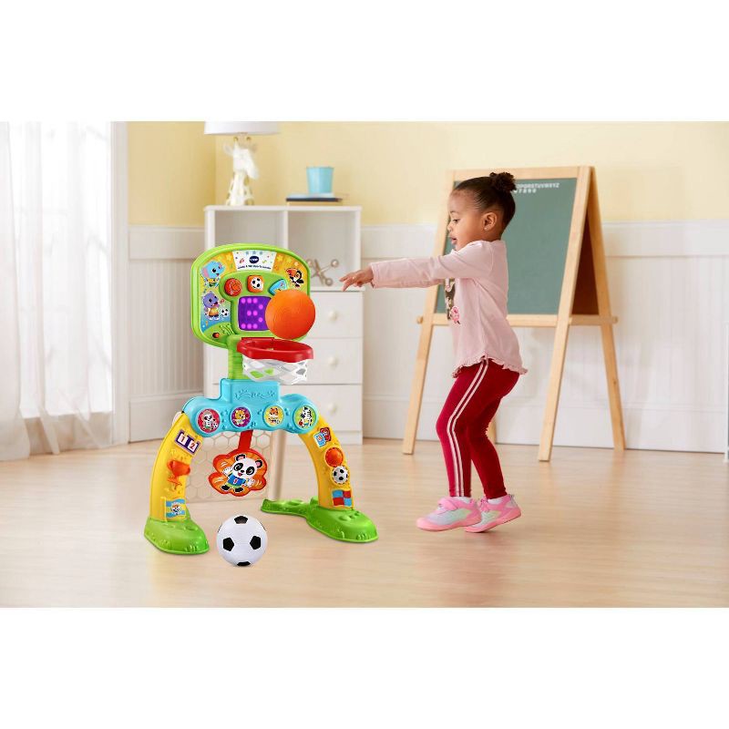 slide 4 of 11, VTech Count & Win Sports Center with Basketball and Soccer Ball, 1 ct
