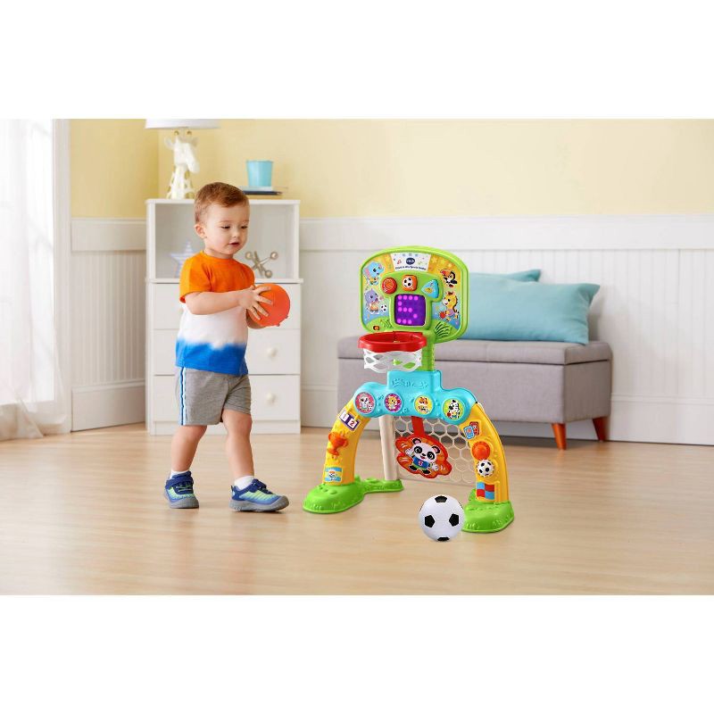 slide 5 of 11, VTech Count & Win Sports Center with Basketball and Soccer Ball, 1 ct