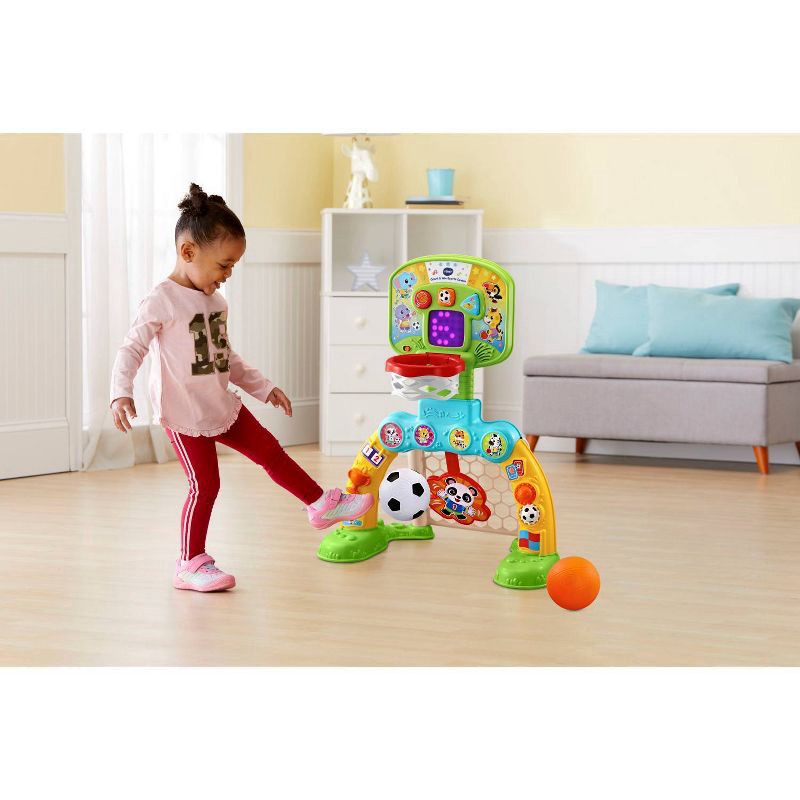 slide 6 of 11, VTech Count & Win Sports Center with Basketball and Soccer Ball, 1 ct