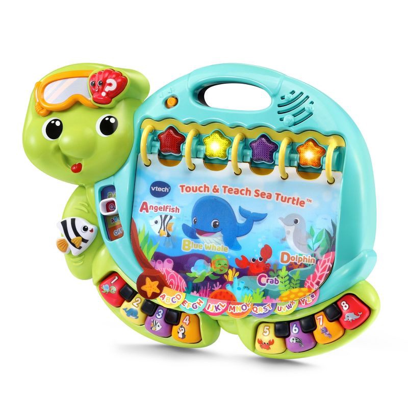 slide 4 of 8, VTech Touch & Teach Sea Turtle, 1 ct