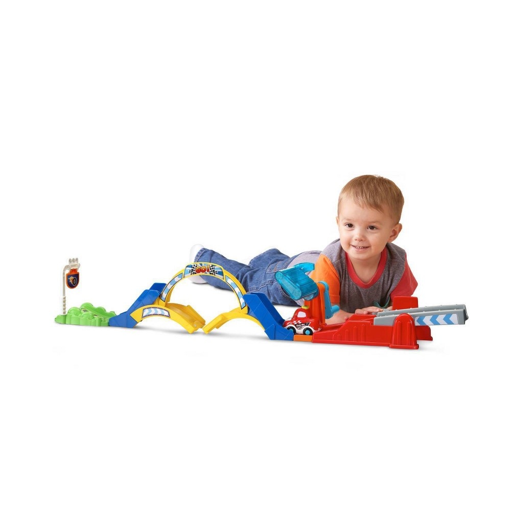 slide 2 of 11, VTech Go! Go! Smart Wheels Revved Up Stunt Spiral, 1 ct