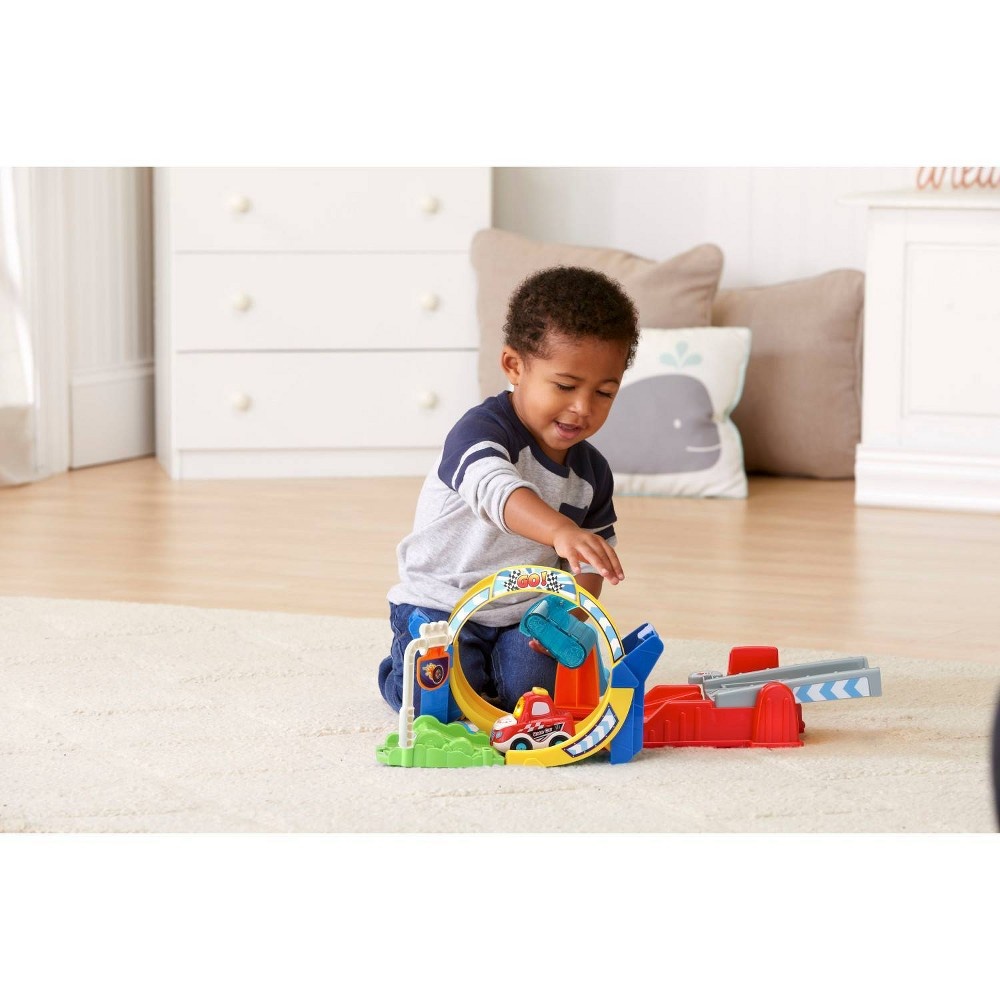 slide 3 of 11, VTech Go! Go! Smart Wheels Revved Up Stunt Spiral, 1 ct