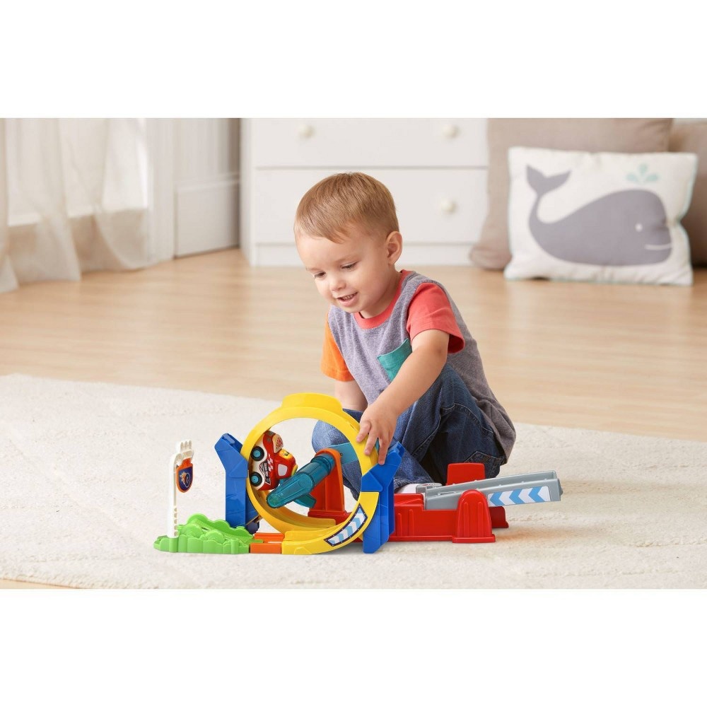 slide 5 of 11, VTech Go! Go! Smart Wheels Revved Up Stunt Spiral, 1 ct