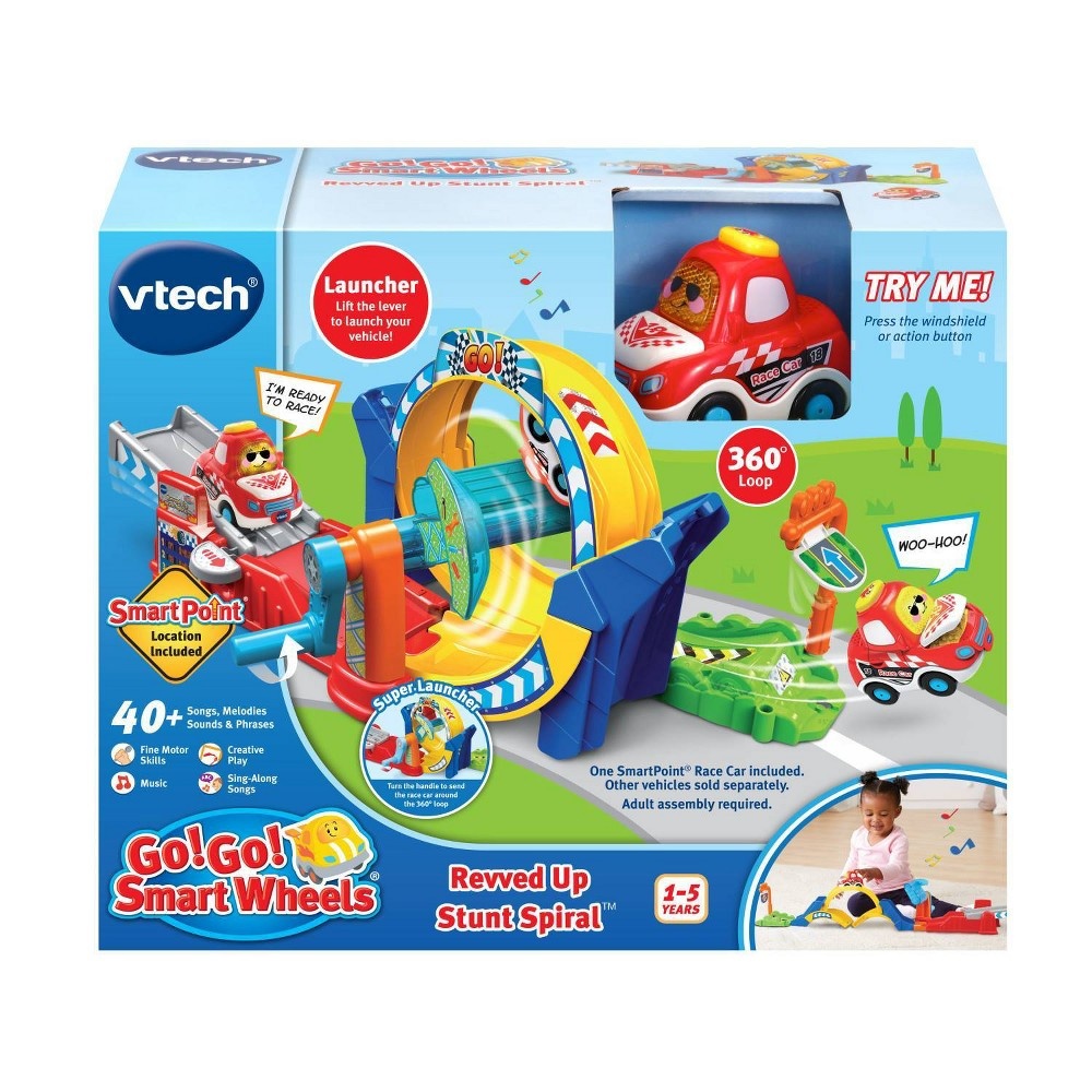 slide 11 of 11, VTech Go! Go! Smart Wheels Revved Up Stunt Spiral, 1 ct