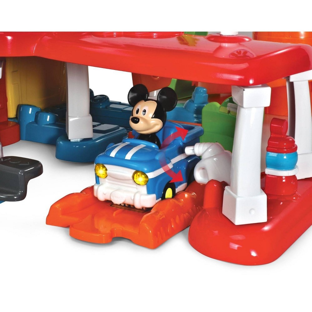 slide 9 of 10, VTech Go! Go! Smart Wheels Disney Mickey Mouse Gas & Go Repair Shop, 1 ct