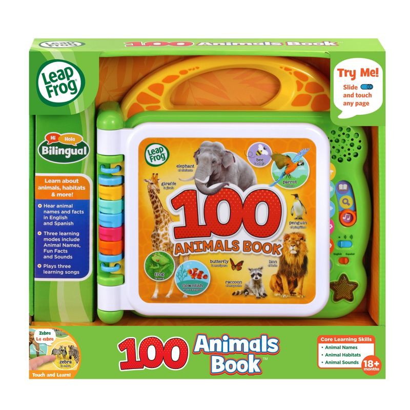 slide 8 of 9, LeapFrog 100 Animals Book, 1 ct