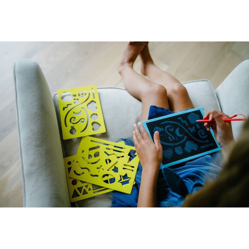 slide 2 of 5, Chuckle & Roar Scribble Glow LCD Sketch Pad, 1 ct