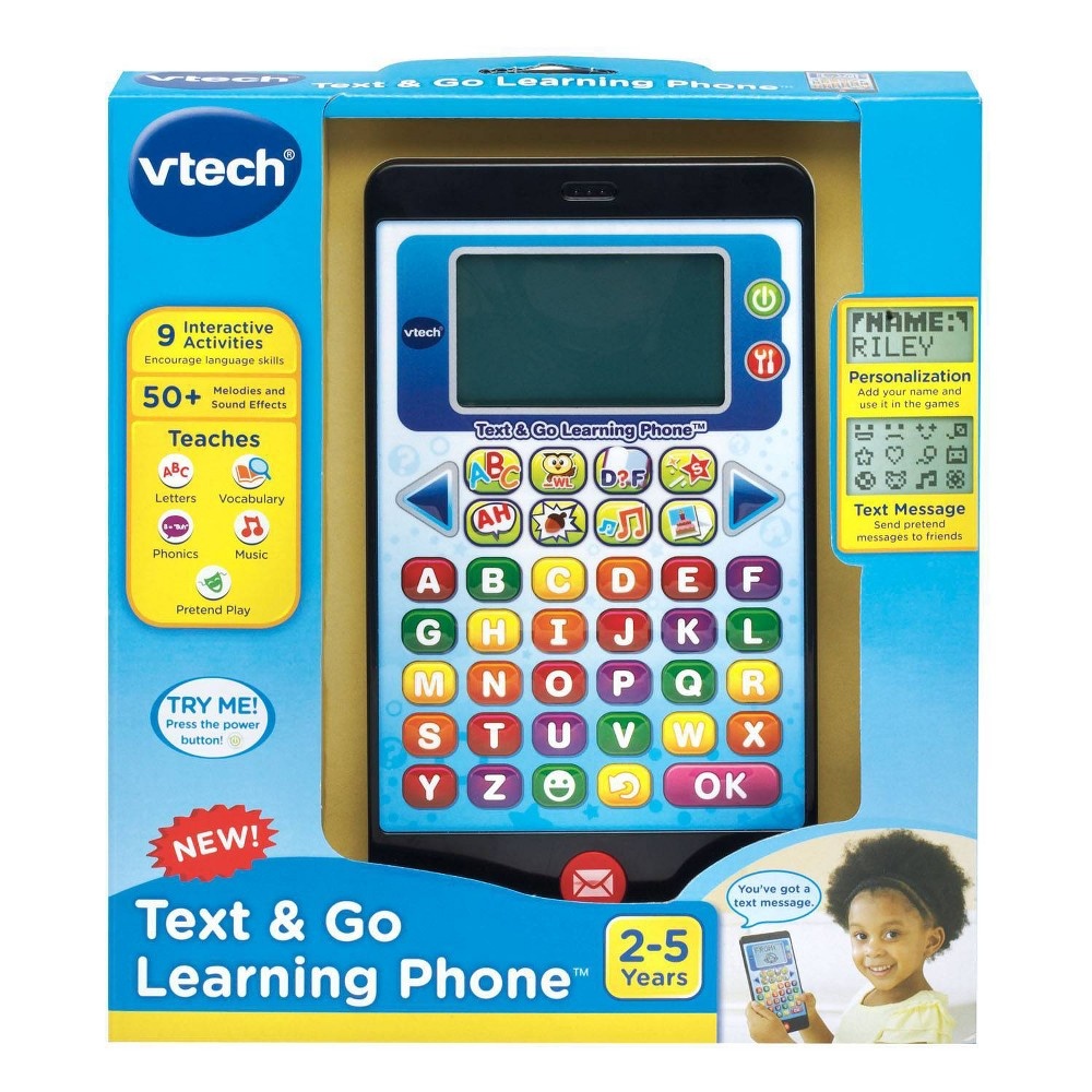 slide 5 of 5, VTech Text & Go Learning Phone, 1 ct