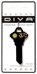 Hillman Diva Moon & Star Fashion House Key