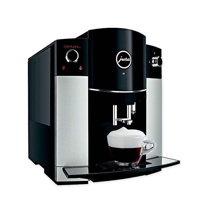 slide 2 of 4, JURA D6 Fully Automatic Coffee Machine - Platinum, 1 ct