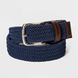 Boys' Stretch Webbed Belt - Cat & Jack™ Navy L
