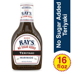 Ray's No Sugar Added Teriyaki Marinade 16 fl oz
