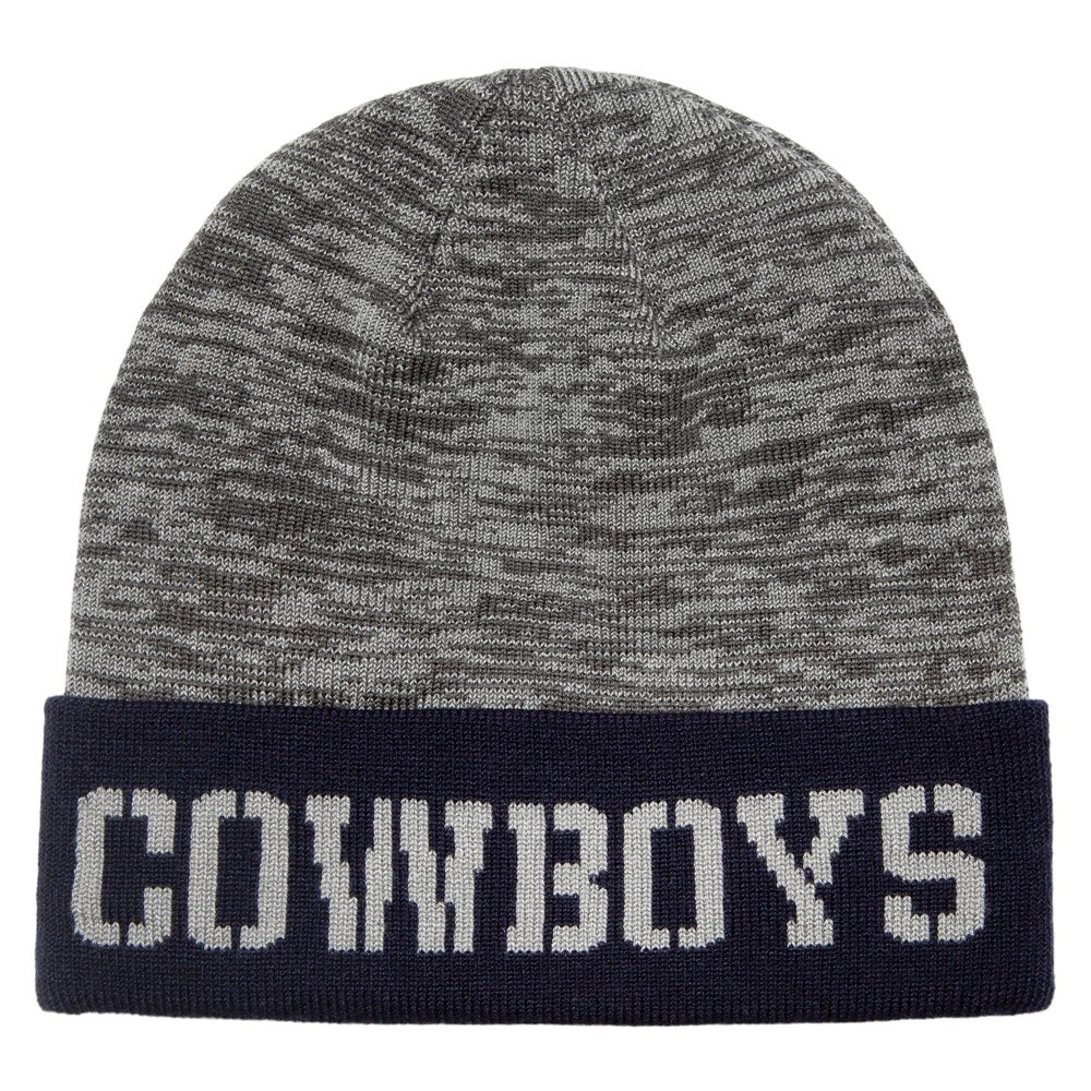 slide 2 of 2, NFL Dallas Cowboys Men's Cuffed Knit Beanie - Salix, 1 ct