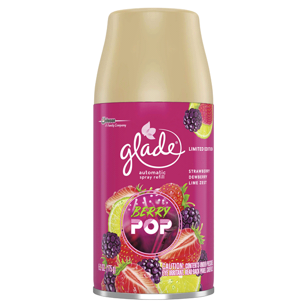 slide 1 of 1, Glade Berry Pop Automatic Spray Refill, 6.2 oz