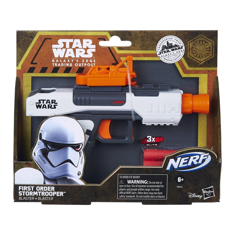 slide 2 of 5, Star Wars Galaxy's Edge First Order Stormtrooper Nerf Blaster, 1 ct