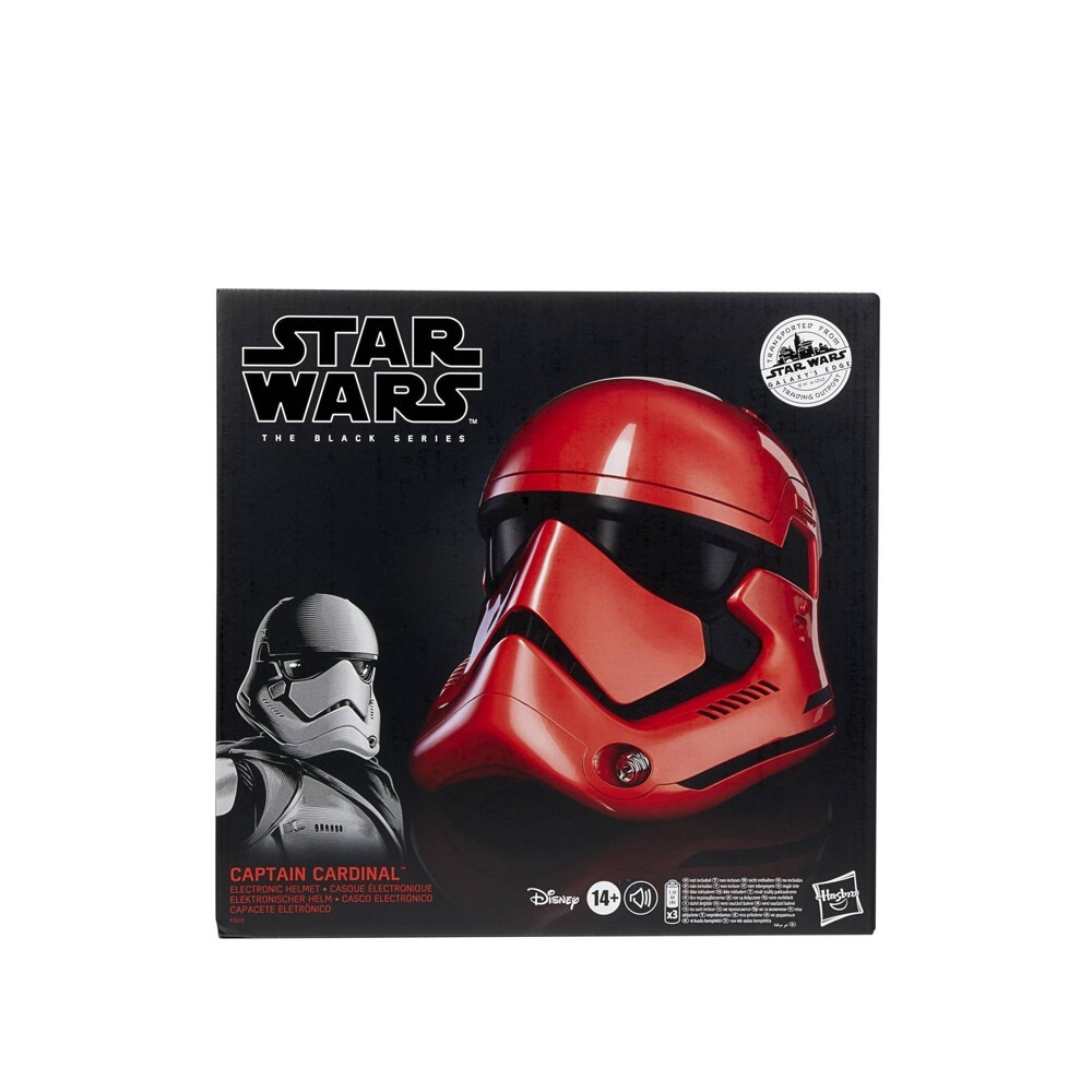 slide 2 of 8, Star Wars The Black Series Galaxy's Edge Captain Cardinal Electronic Helmet, 1 ct