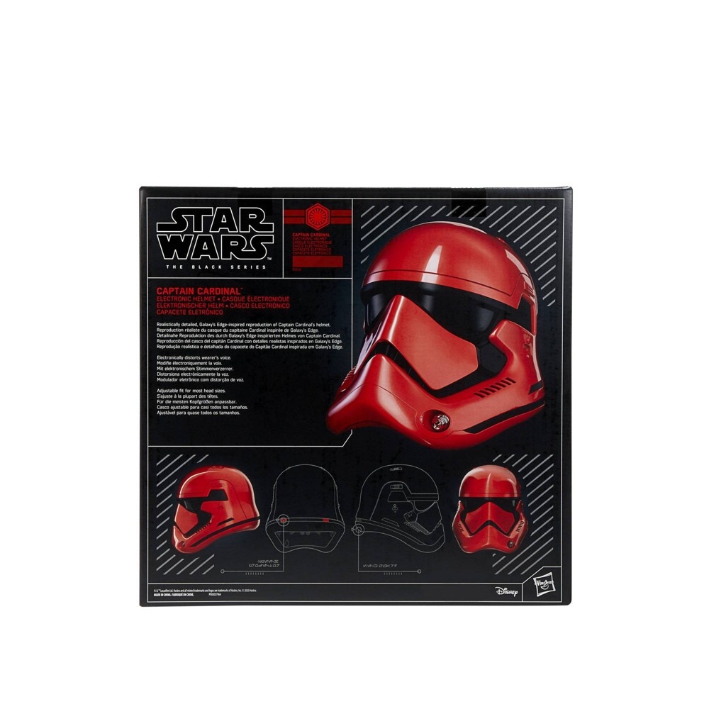 slide 3 of 8, Star Wars The Black Series Galaxy's Edge Captain Cardinal Electronic Helmet, 1 ct