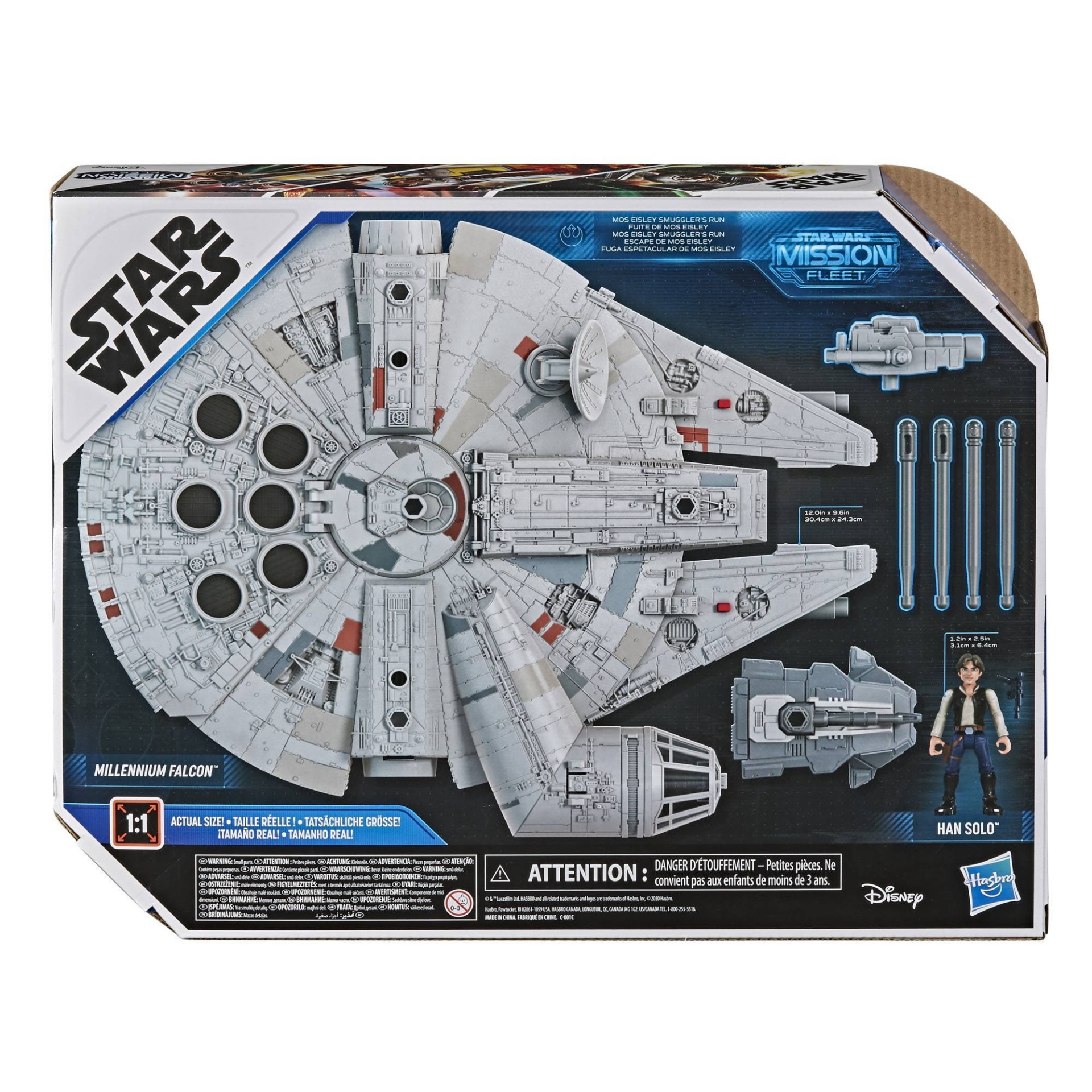 slide 1 of 6, Star Wars Mission Fleet Falcon Vehicle, 1 ct