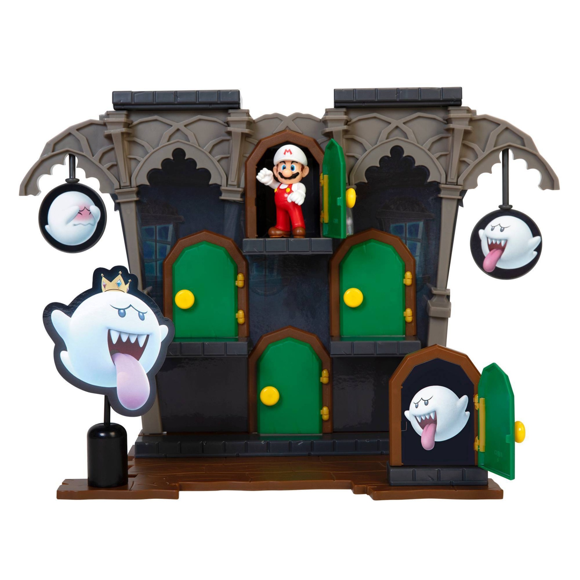 slide 1 of 6, Nintendo Deluxe Boo Mansion Playset, 1 ct