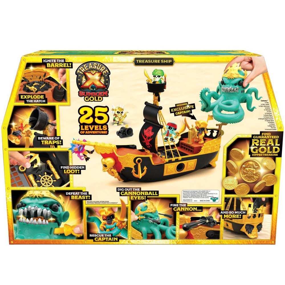 slide 3 of 4, Treasure X Sunken Gold Treasure Ship Playset, 1 ct