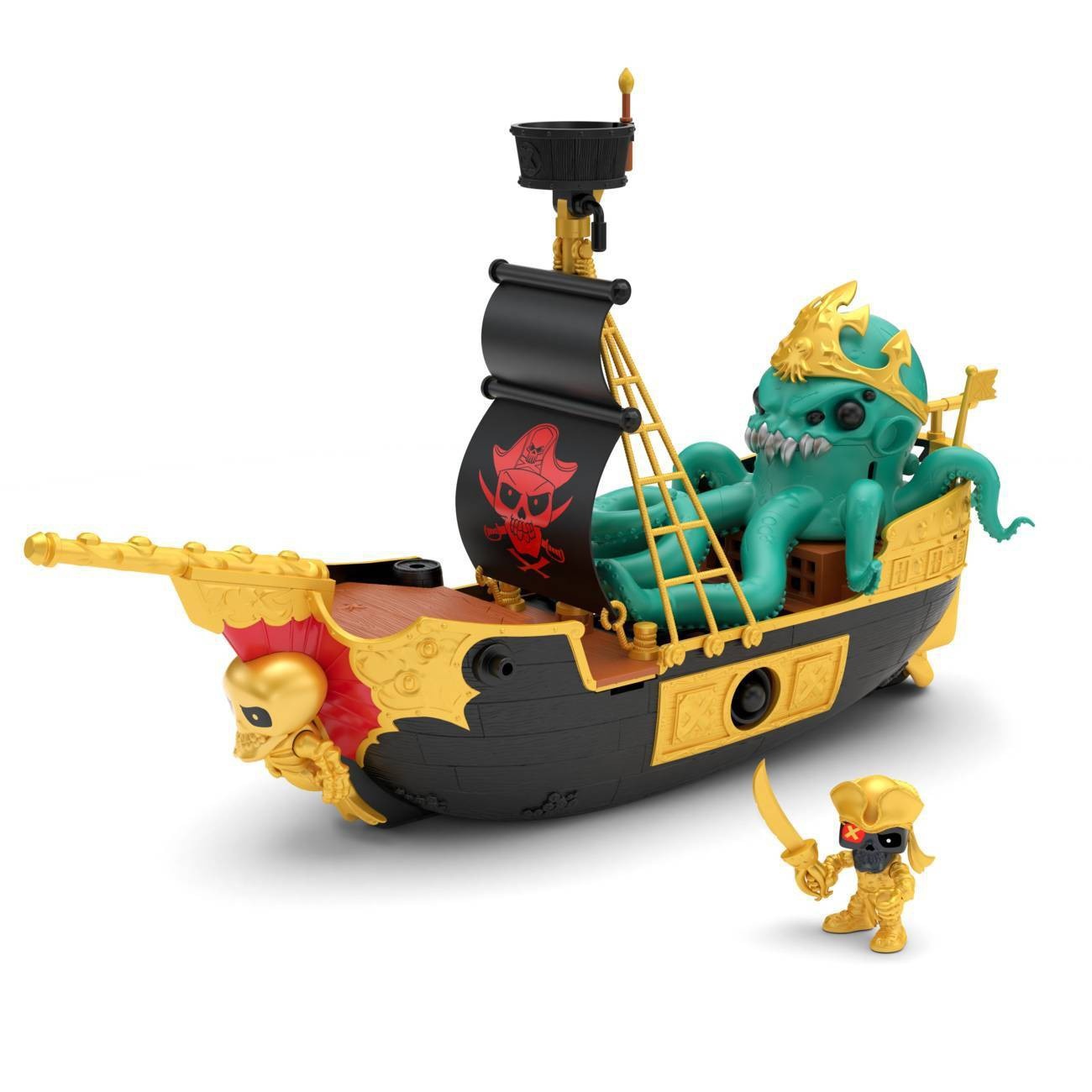 slide 1 of 4, Treasure X Sunken Gold Treasure Ship Playset, 1 ct