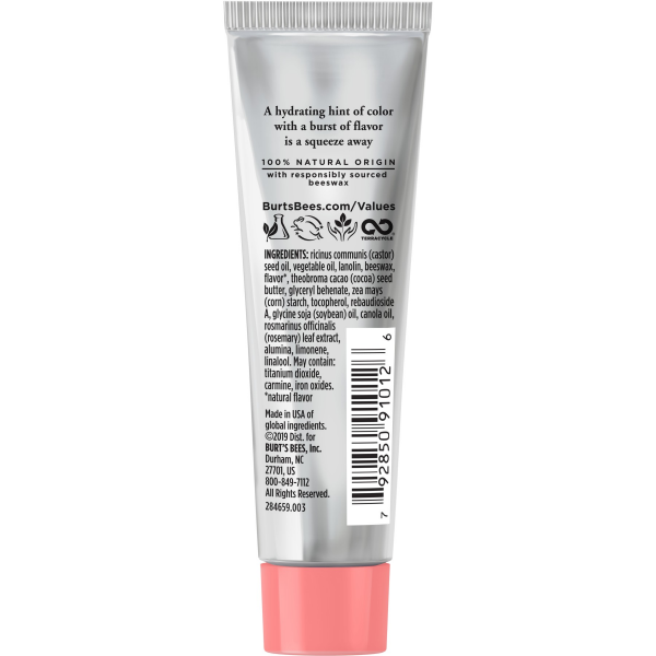 slide 6 of 22, Burt's Bees Natural Origin Squeezy Tinted Sweet Peach Lip Balm, 0.43 oz