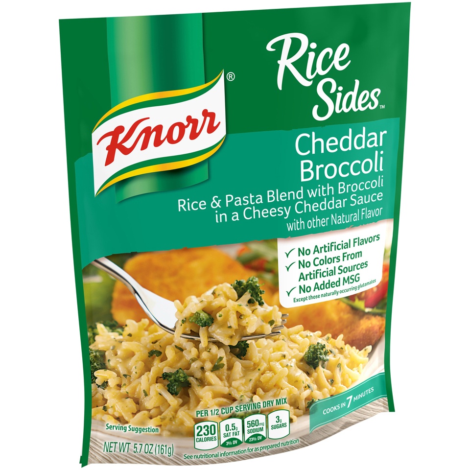 slide 2 of 5, Knorr Rice Sides Cheddar Broccoli Rice Mix - 5.7oz, 5.7 oz