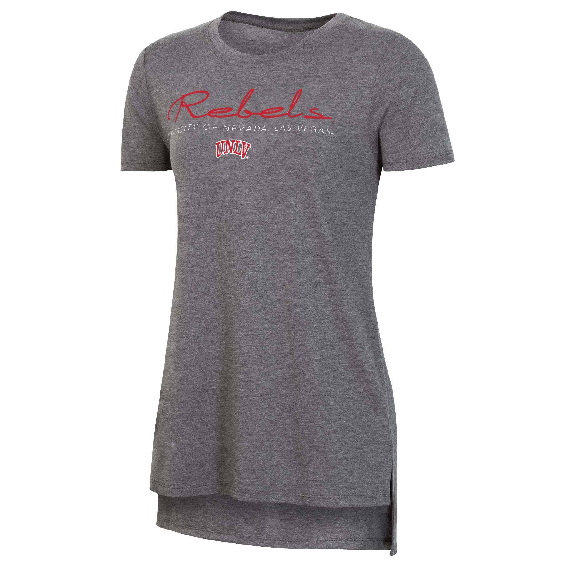 slide 1 of 2, NCAA UNLV Rebels Women's Short Sleeve Gray Drape T-Shirt - XL, 1 ct