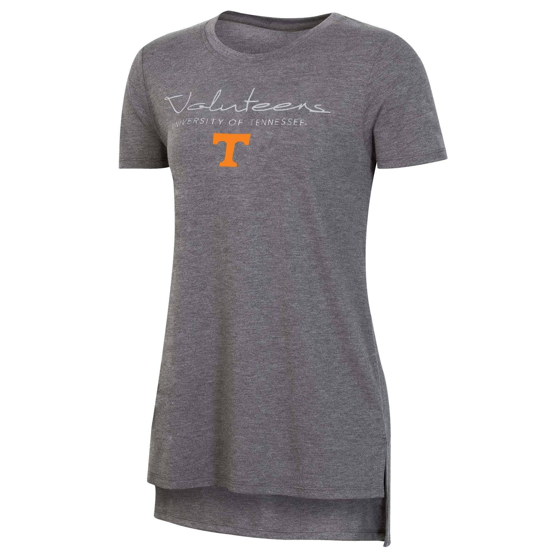 slide 1 of 2, NCAA Tennessee Volunteers Women's Short Sleeve Gray Drape T-Shirt - XL, 1 ct