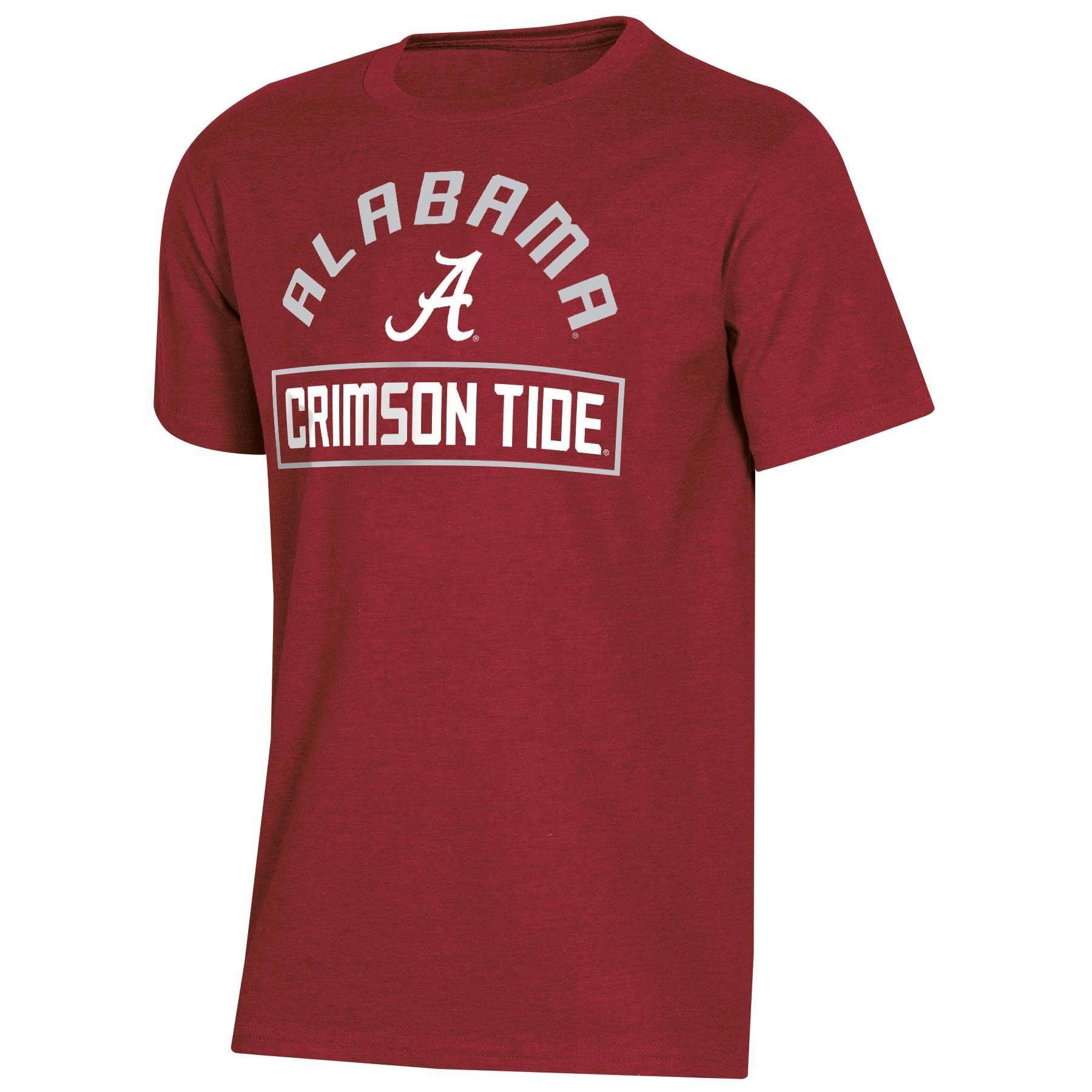 slide 1 of 2, NCAA Alabama Crimson Tide Boys' Short Sleeve Crew Neck T-Shirt - XL, 1 ct