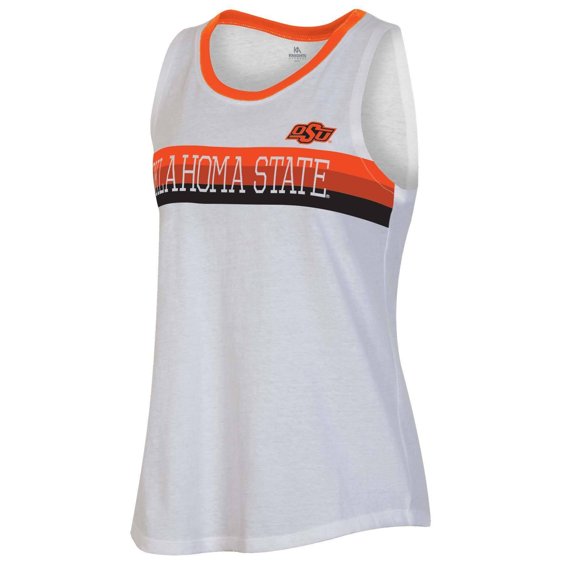 slide 1 of 2, NCAA Oklahoma State Cowboys Women's White Tank Top - XL, 1 ct