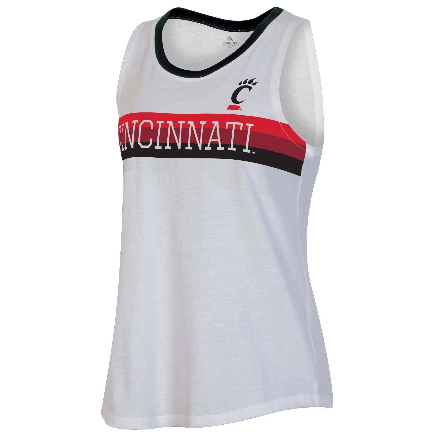 slide 1 of 2, NCAA Cincinnati Bearcats Women's White Tank Top - XL, 1 ct