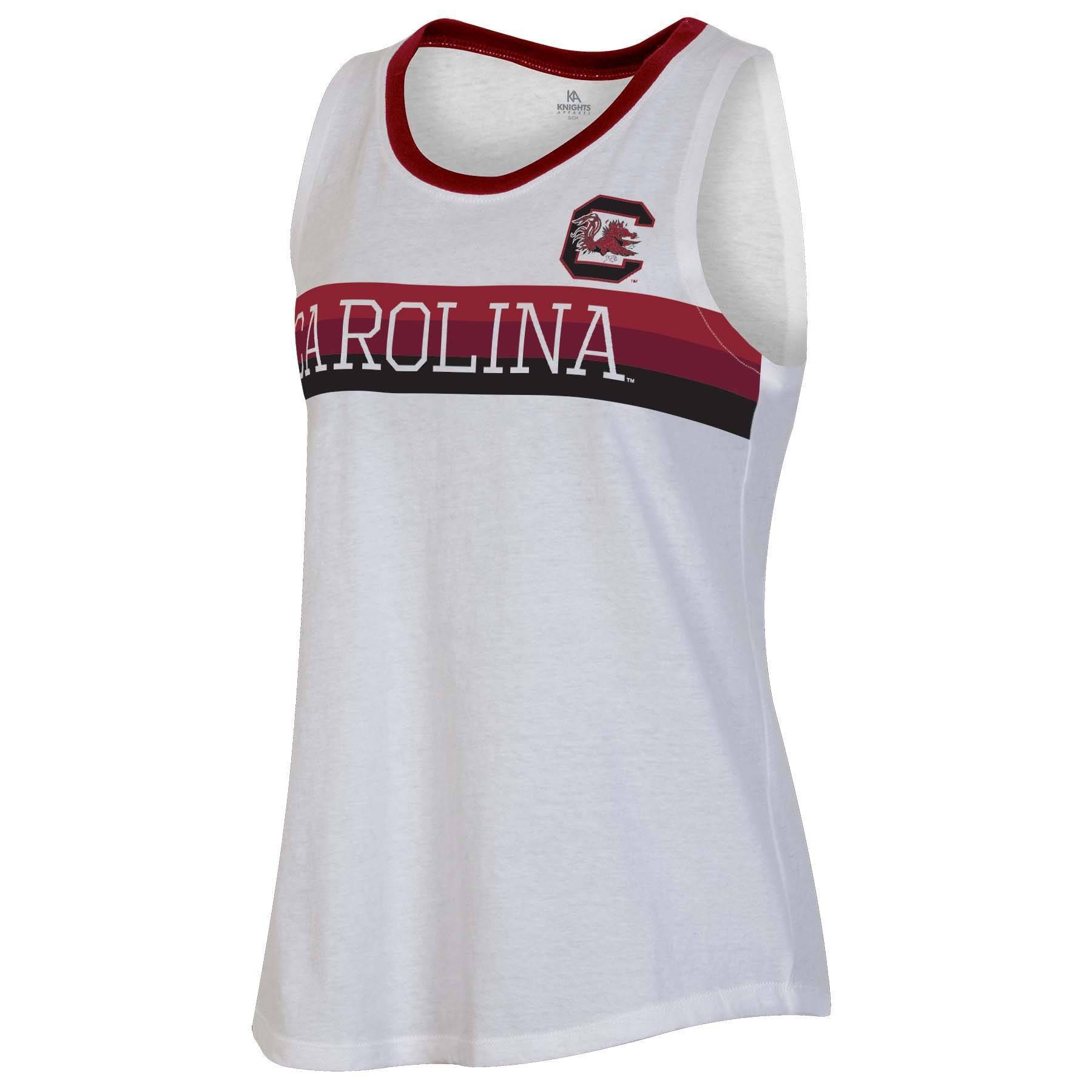 slide 1 of 2, NCAA South Carolina Gamecocks Women's White Tank Top - XL, 1 ct