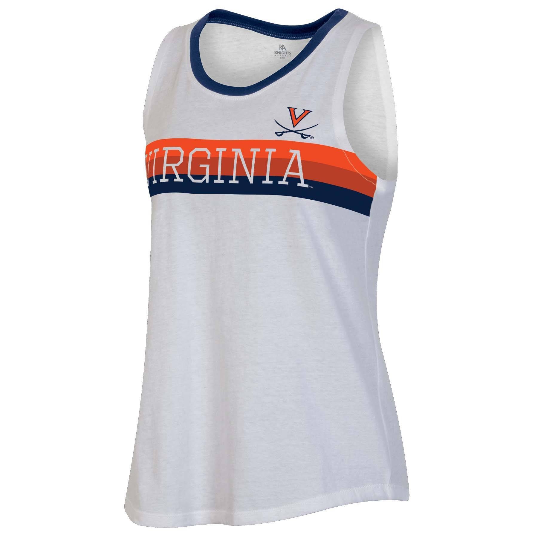 slide 1 of 2, NCAA Virginia Cavaliers Women's White Tank Top - XL, 1 ct