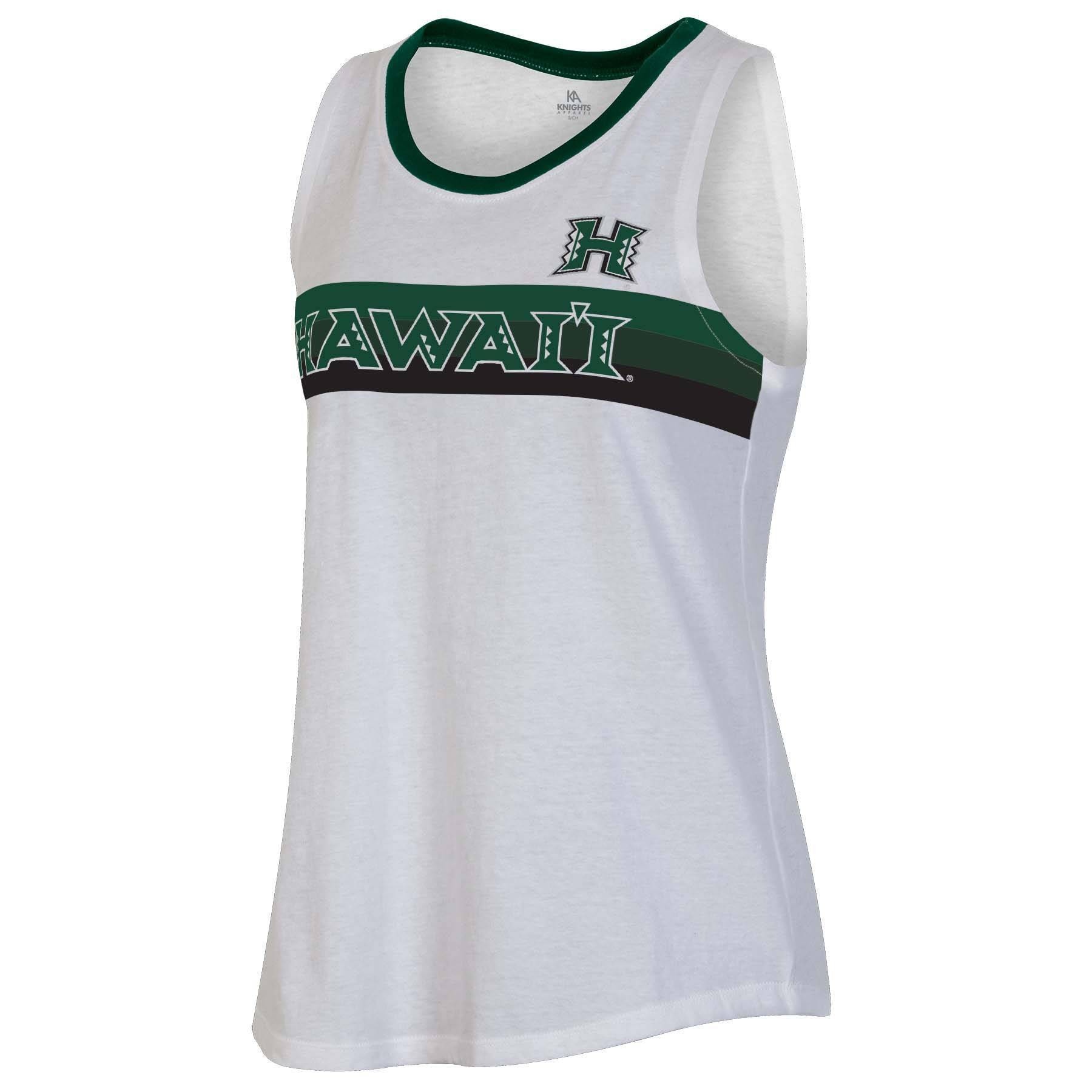 slide 1 of 2, NCAA Hawaii Rainbow Warriors Women's White Tank Top - XL, 1 ct